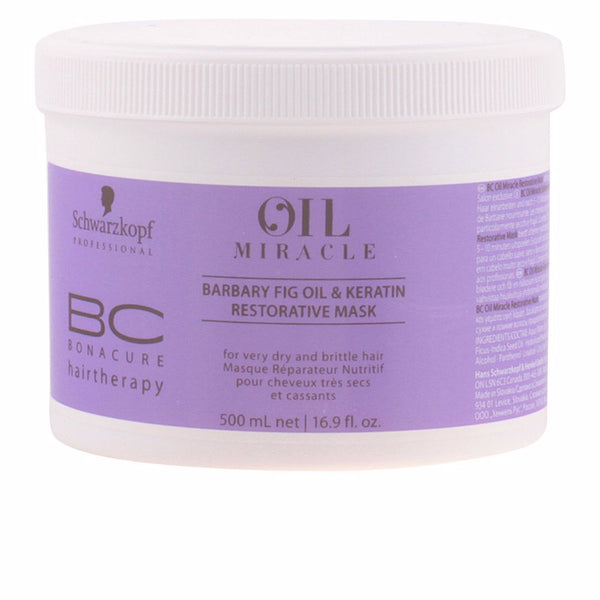 Schwarzkopf Bc oil miracle barbary fig oil -naamio 500 ml | Vuodevaatteet.fi