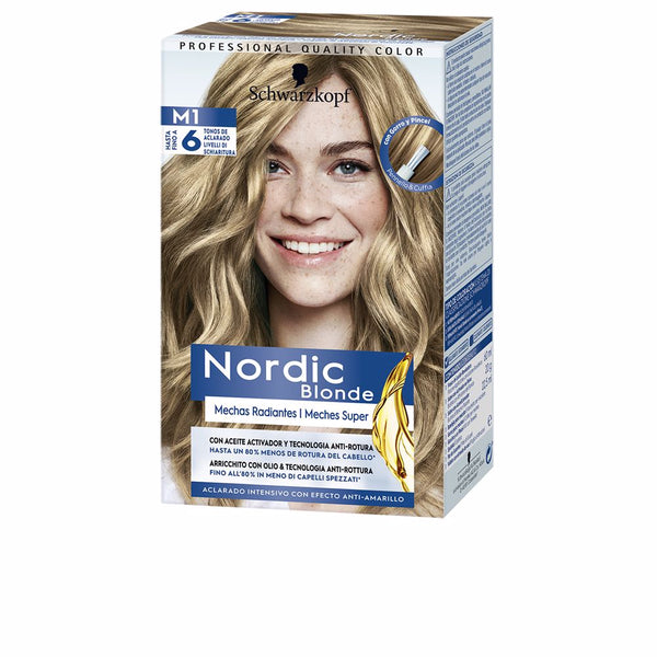 Schwarzkopf Mass Market Nordic Blonde M1 Radiant Highlights 1 U | Vuodevaatteet.fi