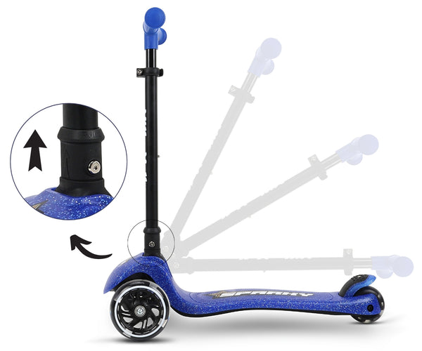 Sähköpotkulauta Sininen Kevytmetalli