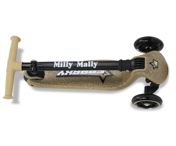 Sähköpotkulauta, alumiinirunko, samppanjanvärinen