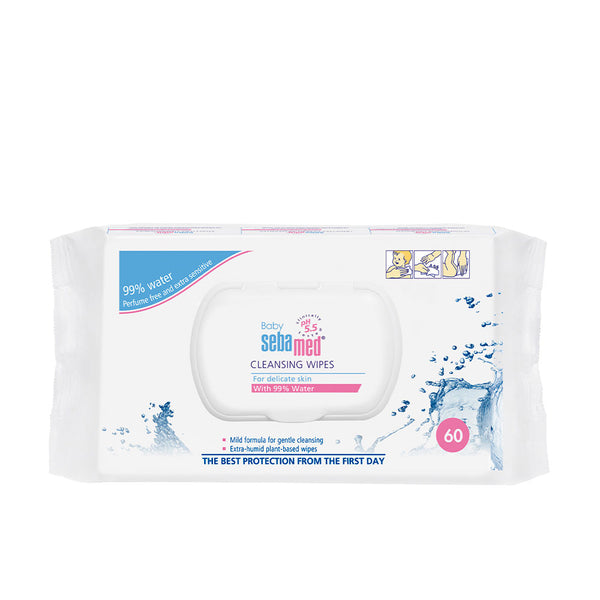 Sebamed Baby puhdistuspyyhkeet 60 kpl | Vuodevaatteet.fi