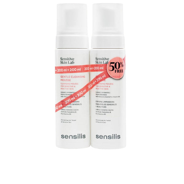 Sensilis Gentle cleansing mousse puhdistusvaahto 2 x 200 ml | Vuodevaatteet.fi