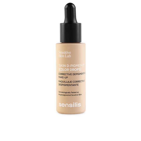 Sensilis Skin D-Pigment [Color Drops] Depigmenting Corrective Makeup #Beige 30 Ml | Vuodevaatteet.fi