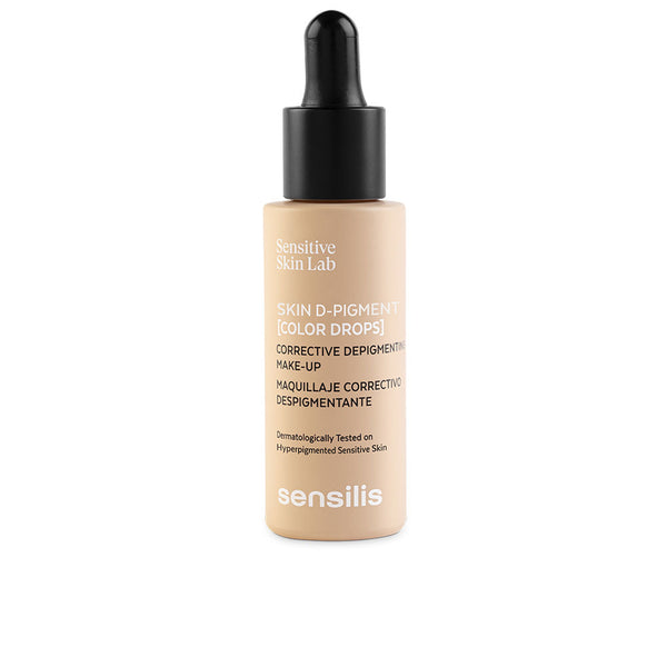 Sensilis Skin D-Pigment [Color Drops] Depigmenting Corrective Makeup #Beige Rose 30 Ml | Vuodevaatteet.fi