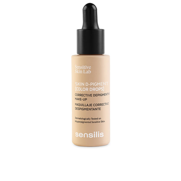 Sensilis Skin D-Pigment [Color Drops] Depigmenting Corrective Makeup #Peche Rose 30 Ml | Vuodevaatteet.fi