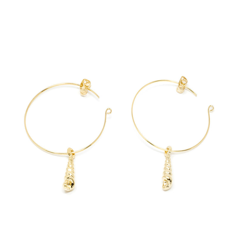 Shabama Agulla Earrings #Gold Glitter 1 U | Vuodevaatteet.fi