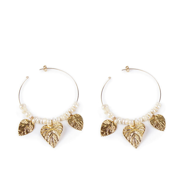 Shabama Crown 4Cm Earrings #Gold Glitter 1 U | Vuodevaatteet.fi