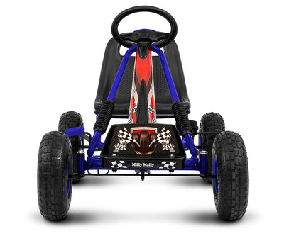 Sininen Karting lasten polkuauto - Thor - Vuodevaatteet.fi