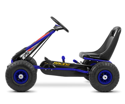 Sininen Karting lasten polkuauto - Thor - Vuodevaatteet.fi