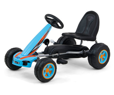 Sininen Karting polkuauto lapselle - Viper - Vuodevaatteet.fi