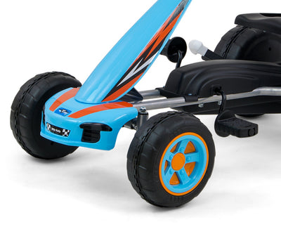 Sininen Karting polkuauto lapselle - Viper - Vuodevaatteet.fi