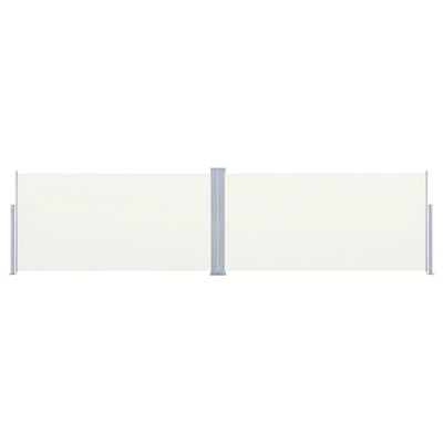 Sisäänvedettävä sivumarkiisi kerma 160x600 cm