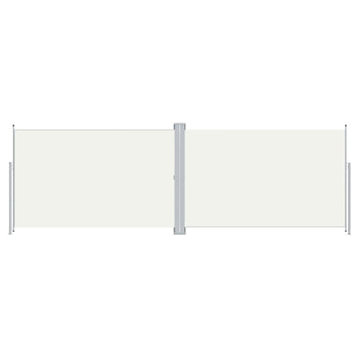 Sisäänvedettävä sivumarkiisi kerma 200x600 cm