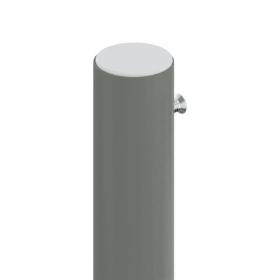 Sisäänvedettävä sivumarkiisi punainen 220x1000 cm