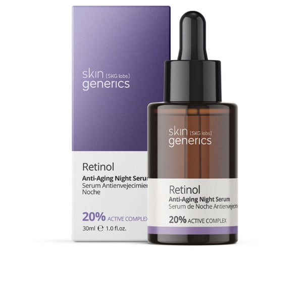 Skin Generics Retinol Anti‑Aging seerumi 20 % – tehokas yöhoito | Vuodevaatteet.fi