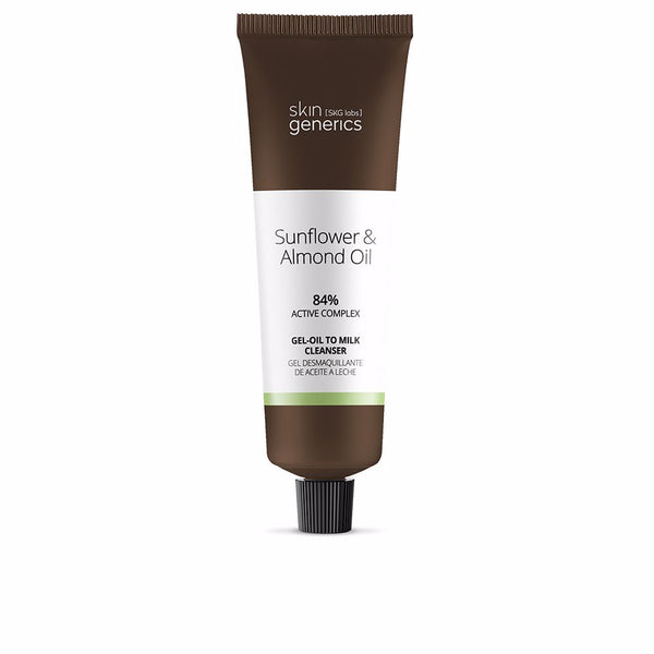 Skin Generics Sunflower 6 almond oil geeli-öljy maitomainen puhdistusaine 100 ml | Vuodevaatteet.fi
