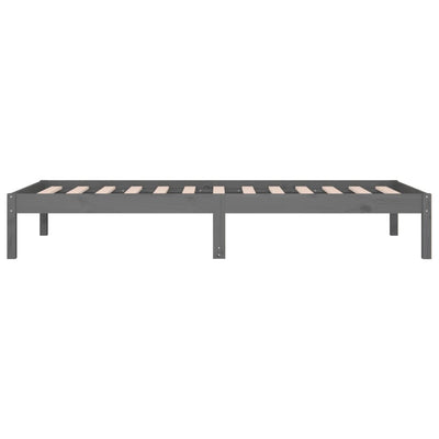Sohvasänky harmaa 90x190 cm Single täysi mänty
