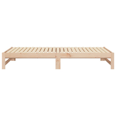 Sohvasänky ulosvedettävä 2x (100x200) cm täysi mänty