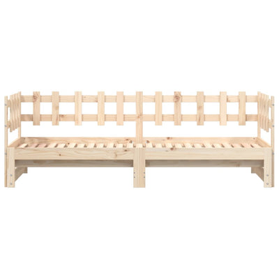 Sohvasänky ulosvedettävä 2x (80x200) cm täysi mänty