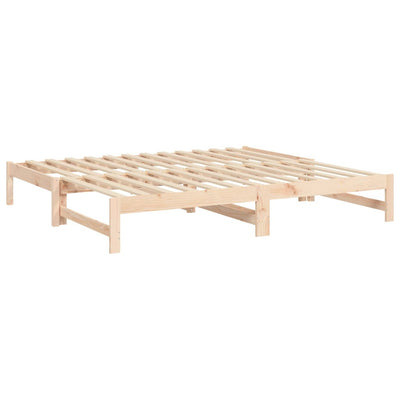Sohvasänky ulosvedettävä 2x (90x190) cm täysi mänty
