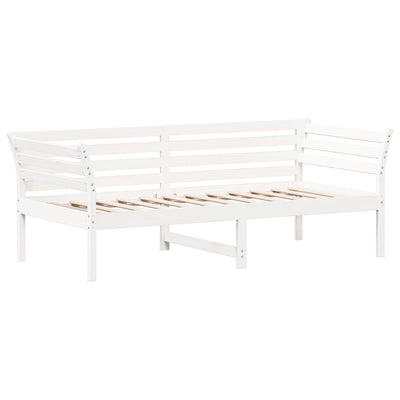 Sohvasänky valkoinen 75x190 cm täysi mänty