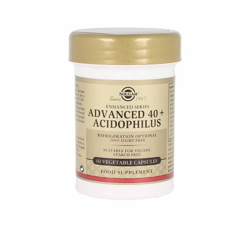 Solgar 40 plus acidophilus avanzado kasviskapselit 60 kpl | Vuodevaatteet.fi