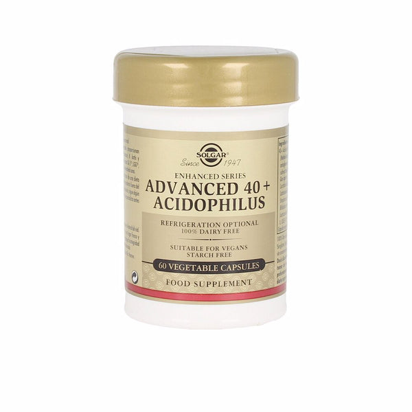 Solgar 40 plus acidophilus avanzado kasviskapselit 60 kpl | Vuodevaatteet.fi