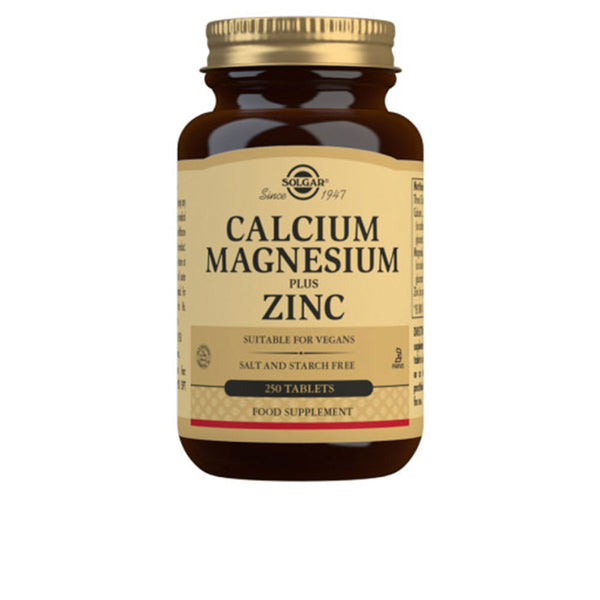Solgar Calcio Magnesio +Zinc 250 Comprimidos | Vuodevaatteet.fi