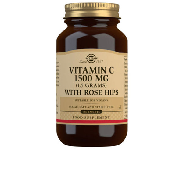 Solgar Vitamin C 1500 Mg 180 Tablets | Vuodevaatteet.fi
