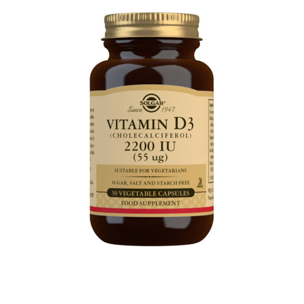 Solgar Vitamin D3 2200 Iu 55 Mcg 50 Vcaps | Vuodevaatteet.fi
