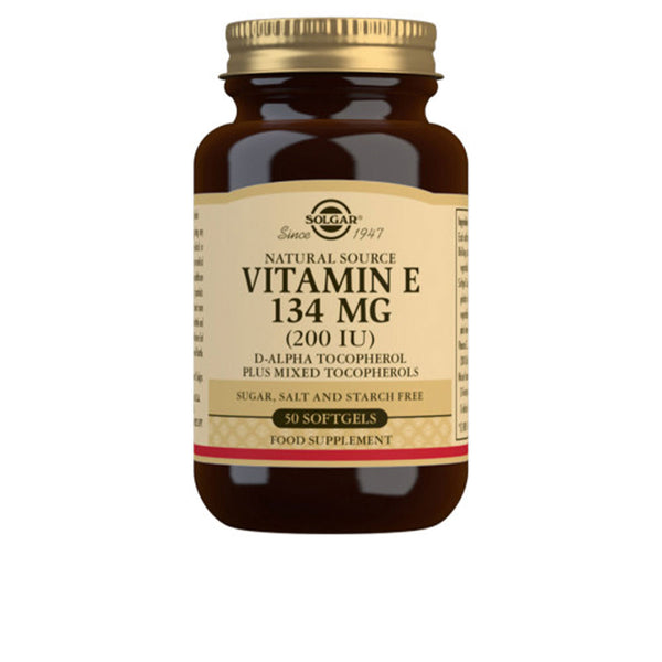 Solgar Vitamin E 200 Iu 50 Caps | Vuodevaatteet.fi