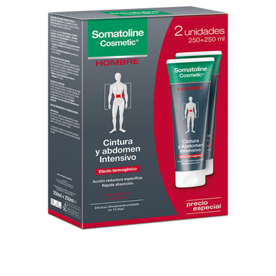 Somatoline Cosmetic Hombre cintura & abdomen reductor intensivo setti 2 x 250 ml | Vuodevaatteet.fi