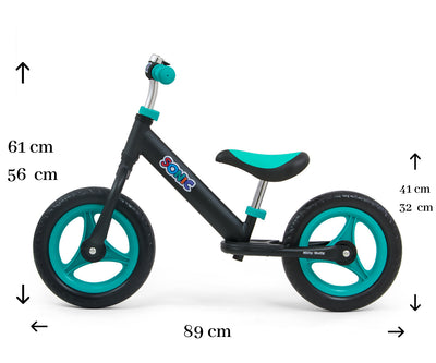 Sonic Potkupyörä Musta-Minttu - Vuodevaatteet.fi