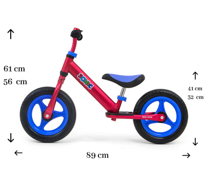 Sonic Potkupyörä Punainen - Vuodevaatteet.fi