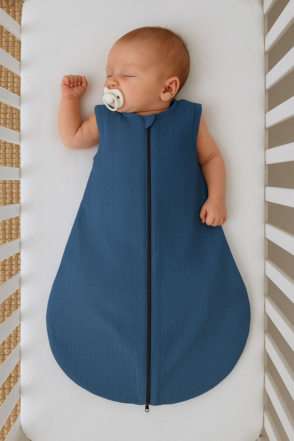 My Sweet Baby - Musliininen vauvan kesämakuupussi 0–6 kuukautta S Tog 1.0 pastellinsininen
