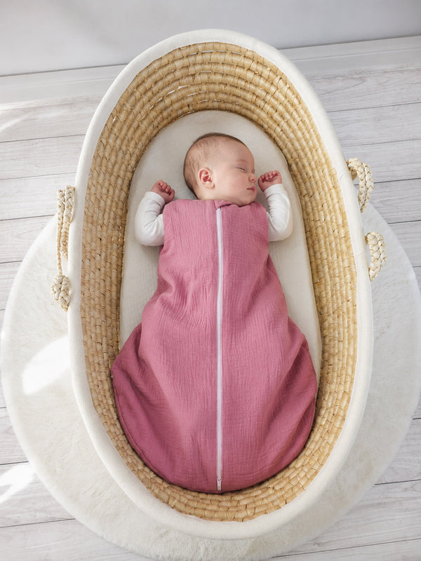 My Sweet Baby - Musliinivauvan kesämakuupussi 0–6 kuukautta S Tog 1.0 - retro pinkki
