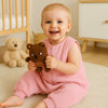 My Sweet Baby - Musliininen vauvan kesämakuupussi jaloilla L 9–24 kuukautta Tog 1.0 - pastellinvaaleanpunainen