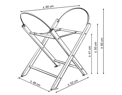 Moseskori Jalustalla - Puuvilla - Blossom