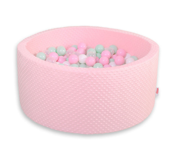 Bobono - Pallomeri minky 40 cm, 200 palloa, vaaleanpunainen