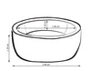 Pallomeri 90X30cm - 200 Palloa - Gray