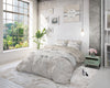Taupe puuvilla pussilakanasetti Suite 2