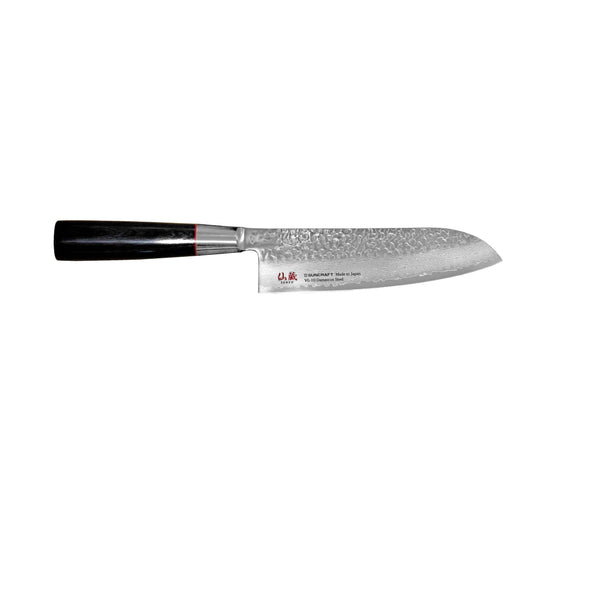 Suncraft Senzo Damascus Santoku-veitsi 16,7 cm Japanilainen Laatuterä
