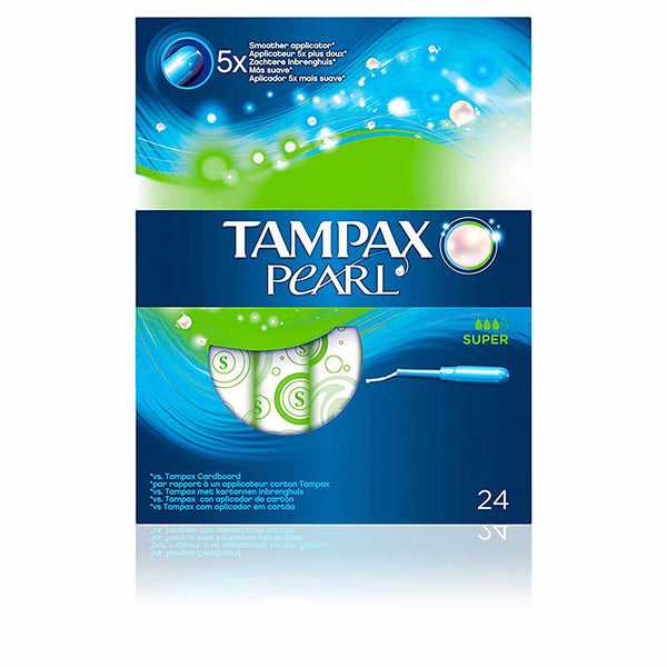 Tampax Tampax pearl tamponi super 24 kpl | Vuodevaatteet.fi