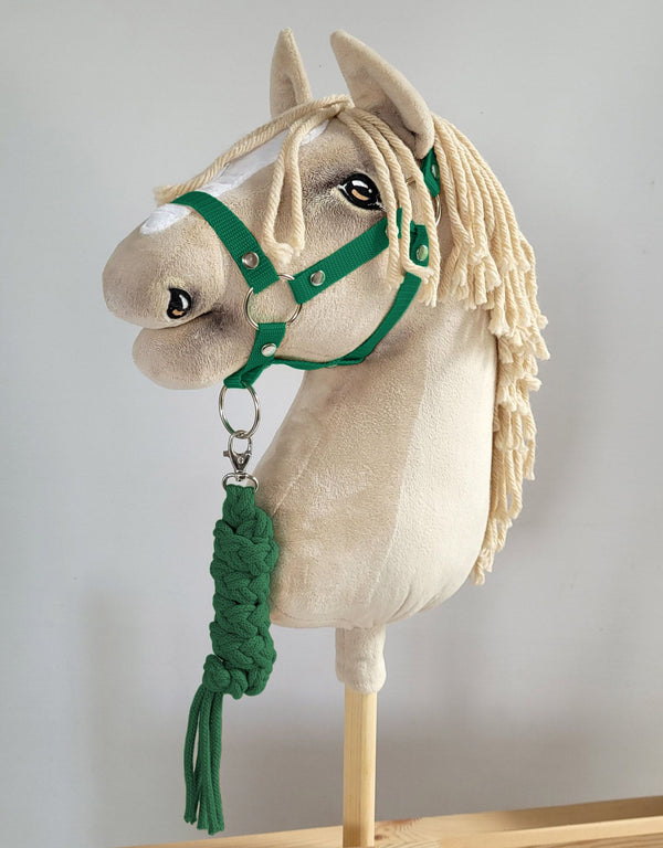 Super Hobby Horse - Hobby Horse A3 -riimu ja narusta tehty riimunnaru, vihreä