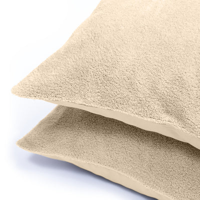Teddy Tyynyliinat 2pack Taupe - Vuodevaatteet