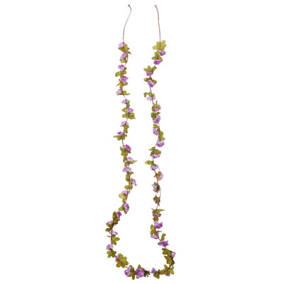 Tekokukkaseppeleet 6 kpl vaalea violetti 250 cm