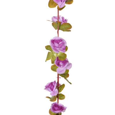 Tekokukkaseppeleet 6 kpl vaalea violetti 250 cm