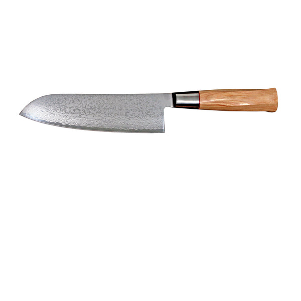 Suncraft Senzo Damascus Twisted Octagon Santoku, 17 cm