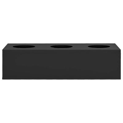 Toimiston kukkalaatikko antrasiitti 90x40x23 cm teräs - Vuodevaatteet