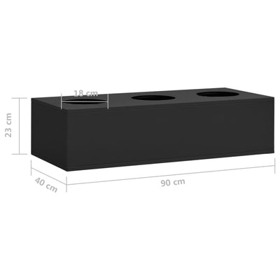Toimiston kukkalaatikko antrasiitti 90x40x23 cm teräs - Vuodevaatteet